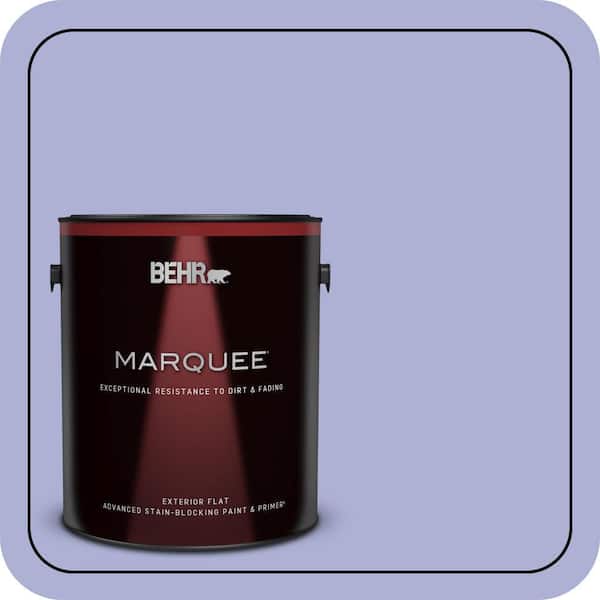 BEHR MARQUEE 1 gal. #620B-4 Pixie Violet Flat Exterior Paint & Primer