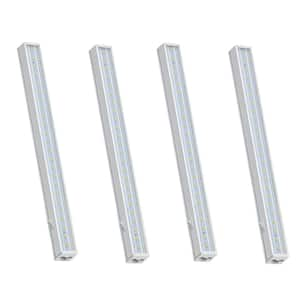 20-Watt Grow LED Light Bulb White Specialty Code Full Spectrum Grow Light 1ft T5 Grow Light Strip Plug and Play (4-Pack)