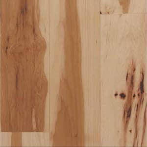 Take Home Sample -Natural Hickory 3/4 in. T 4.5 in. W X 7 in. L. W Solid Hardwood Flooring