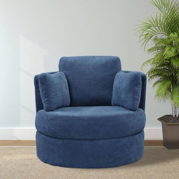 fabric accent swivel chair