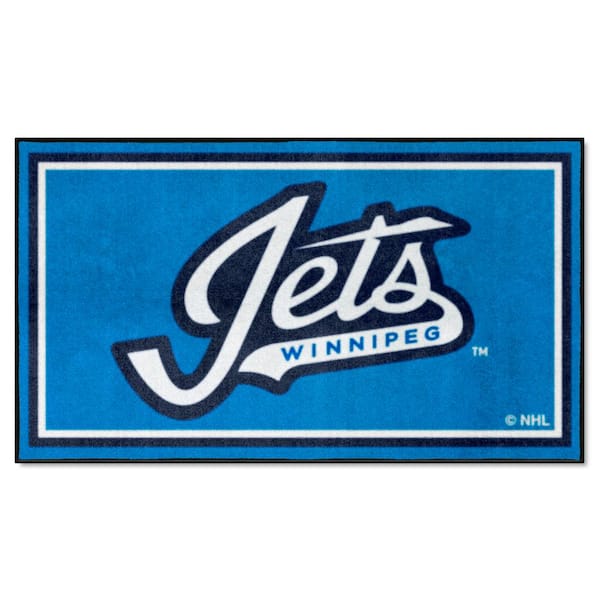 FANMATS Winnipeg Jets 3ft. x 5ft. Plush Area Rug