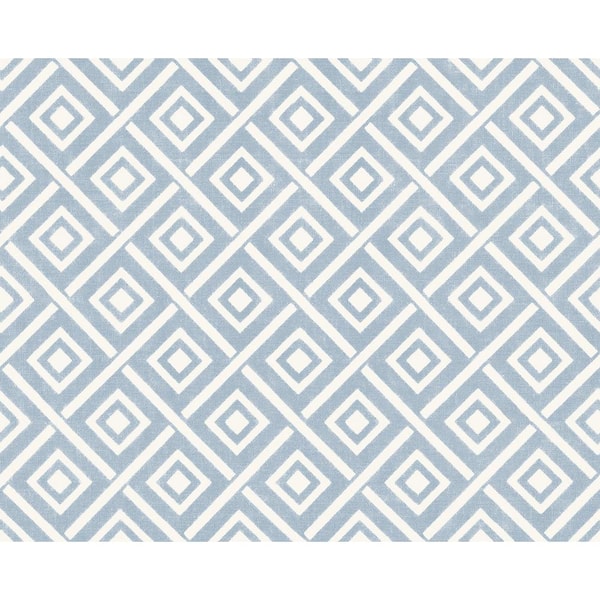 750 HOME Diamond Geo Chambray Peel and Stick Wall Mural