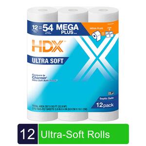 Ultra-Soft Toilet Paper (12-Rolls, 275-Sheets)