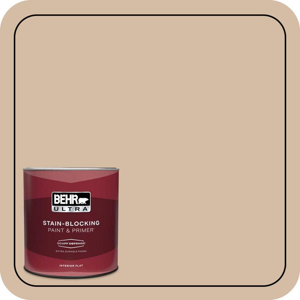 1 qt. #PWL-86 Nutty Beige Extra Durable Flat Interior Paint & Primer price history on PriceWatchPro