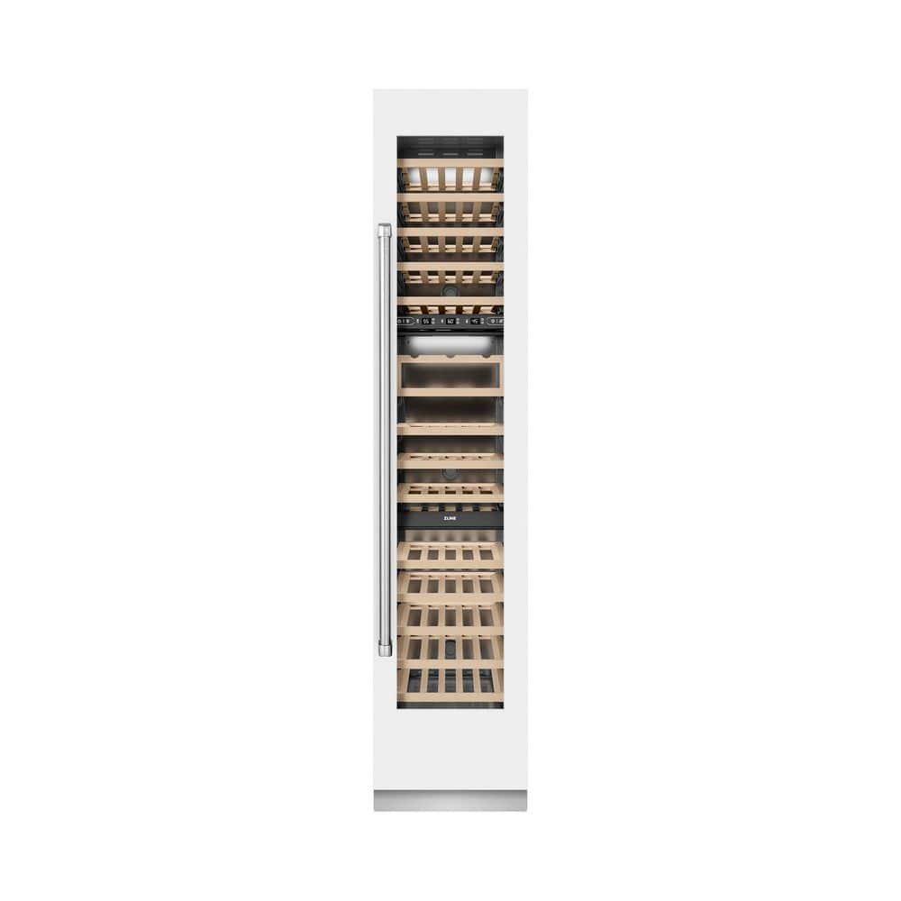 18 in. 9.0 cu. ft. Triple Zone 68-Bottle Right Hinge Column Wine Cooler in White Matte price history on PriceWatchPro