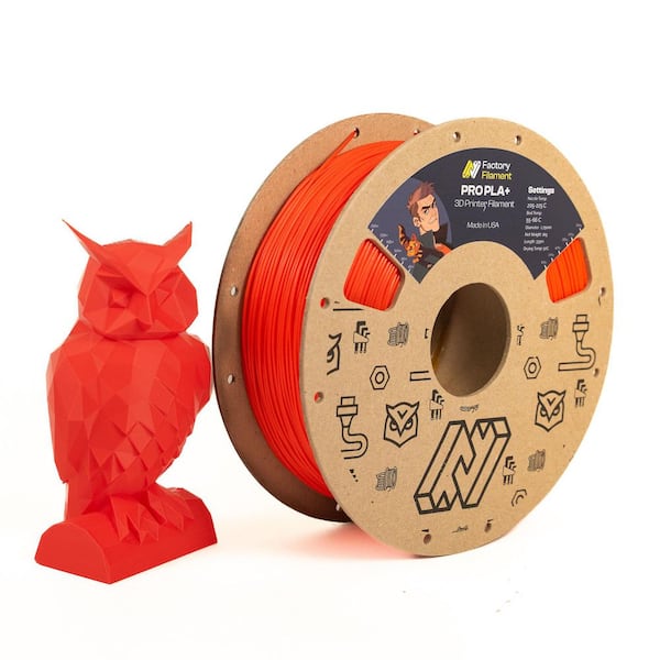 1.75mm Red PLA 3D Printer Filament, 1 KG Spool, Dimensional Accuracy +/-0.02 mm, 3D Printing Filament