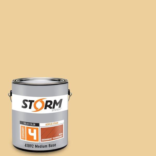 Storm System Category 4 1 gal. Susan's Glow Exterior Wood Siding, Fencing and Decking Acrylic Latex Stain with Enduradeck Technology