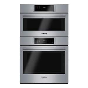 Benchmark Series 30 in. 4.6 cu. ft. Electric Convection Wall Oven with 1.6 cu. ft. Steam Oven in Stainless Steel