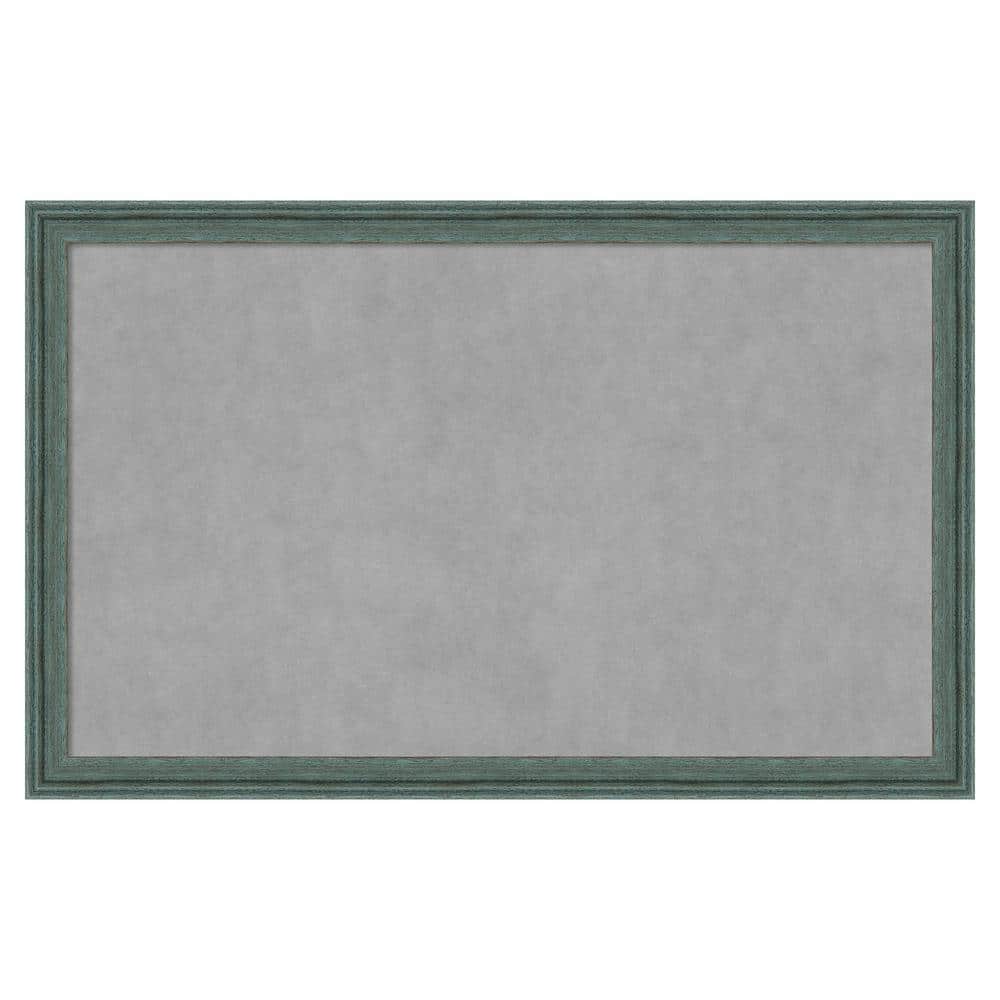 Upcycled Teal Grey 43 in. x 27 in. Framed Magnetic Board price history on PriceWatchPro