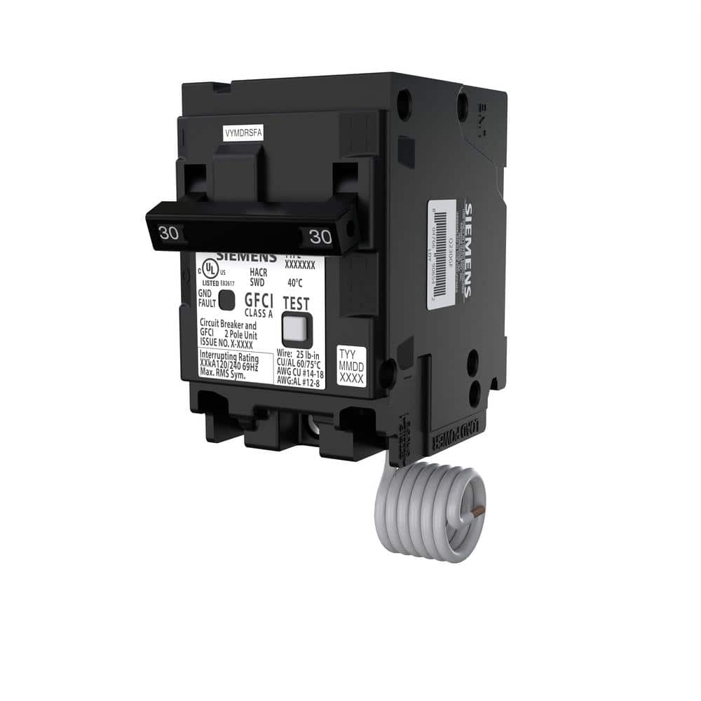 QPFB 30 Amp 2-Pole GFCI Circuit Breaker price history on PriceWatchPro