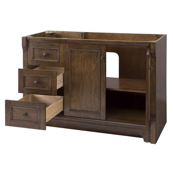 Creedmoor 26 in. W x 31 in. L Single Wall Hung Mirror in Walnut