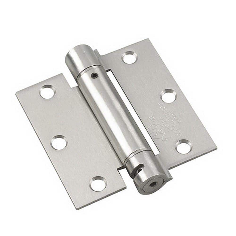 3-1/2 in. x 3-1/2 in. Brushed Chrome Self Closing Full Mortise Spring Hinge price history on PriceWatchPro