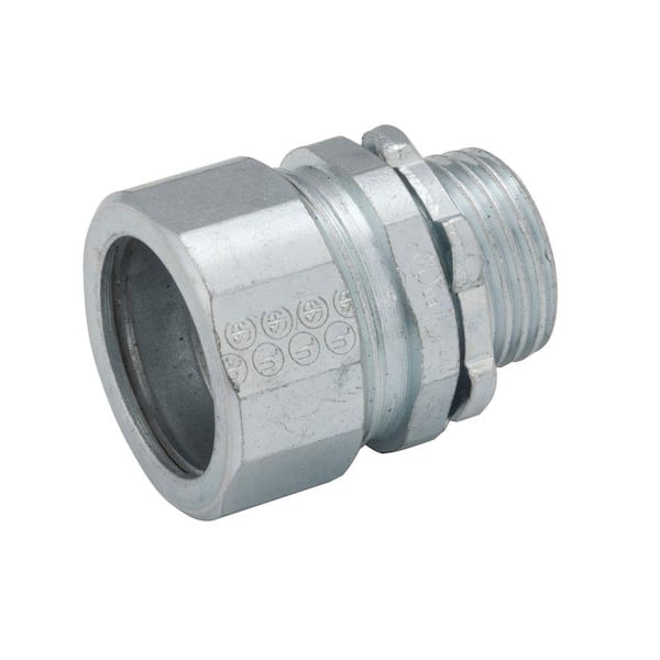 RACO Rigid/IMC 1 in. Compression Connector 1804-10 - The Home Depot