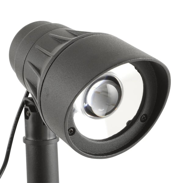 Solar Black Outdoor Integrated LED 3000K 40-Lumens Warm White Landscape Metal Spot Light with Solar Panel Solar Black Outdoor Integrated LED 3000K 40-Lumens Warm White Landscape Metal Spot Light with Solar Panel