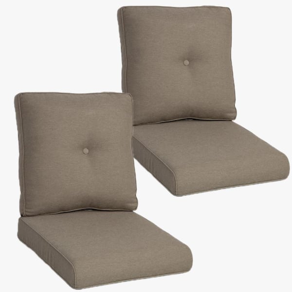 Gymojoy 22 in. x 24 in. 4-Piece CushionGuard Deep Seating Outdoor Lounge Chair Replacement Cushions