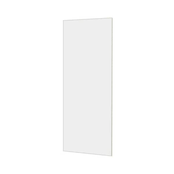 Unbranded White 70 in. W x 31 in. H Aluminum Alloy Frame Full Length Mirror Standing Floor Mirror