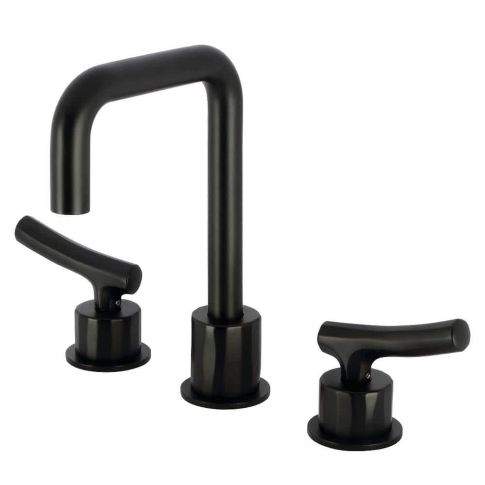 Hallerbos 8 in. Widespread Double Handle Bathroom Faucet in Matte Black price history on PriceWatchPro