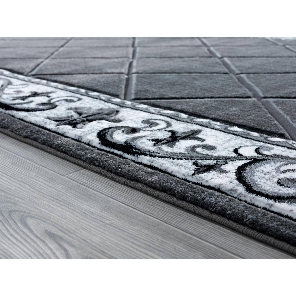 Bristol Altamont Gray Trellis 8' x 11' Synthetic Area Rug