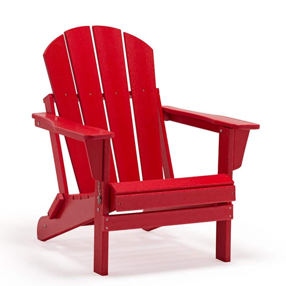 Classic Red Folding Outdoor Adirondack Chair For Backyard And Lawnchic   Plastic Adirondack Chairs W2020hos 64 1000 