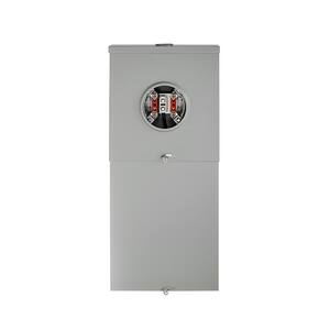 200 Amp Outdoor Meter Main Combo, 8 Spaces, Ring Type