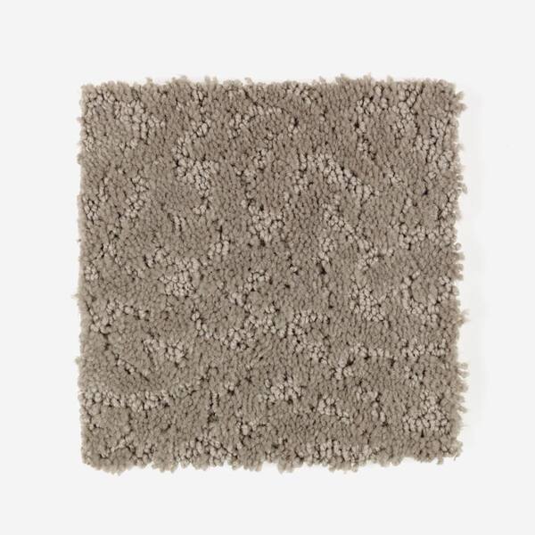 TrafficMaster Carpet Sample - Perry - Color True Taupe Pattern 8 in. x 8 in.