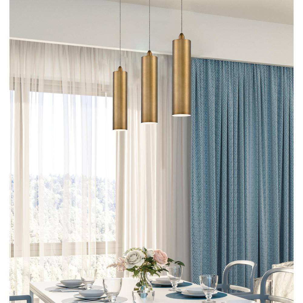 Rayman 5'' Brushed Brass LED Mini Pendant Light