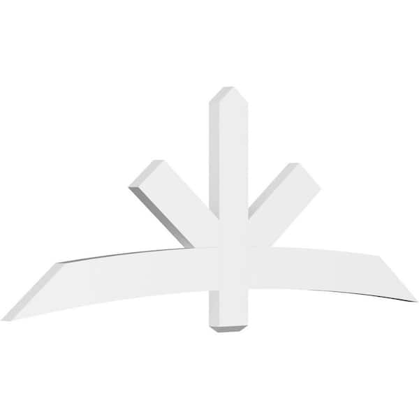 Ekena Millwork Alberta 84 in. W x 31.5 in. H x 2 in. D Signature Polyurethane Bracket