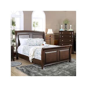 Litchville Brown Cherry Queen Bed