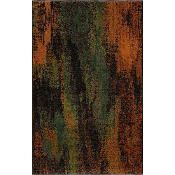 Unique Loom Jardin Lilly Multi 3' 3 x 5' 3 Area Rug