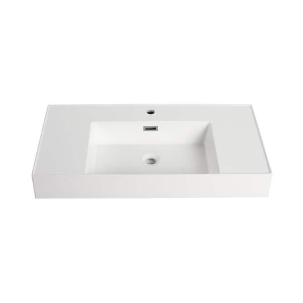 Swiss Madison 59.06 in. W x 18.13 in. D Ceramic Vanity Top