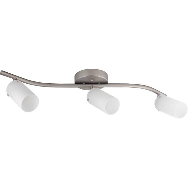 Green Matters 3-Light Brushed Pewter Track Lighting Kit