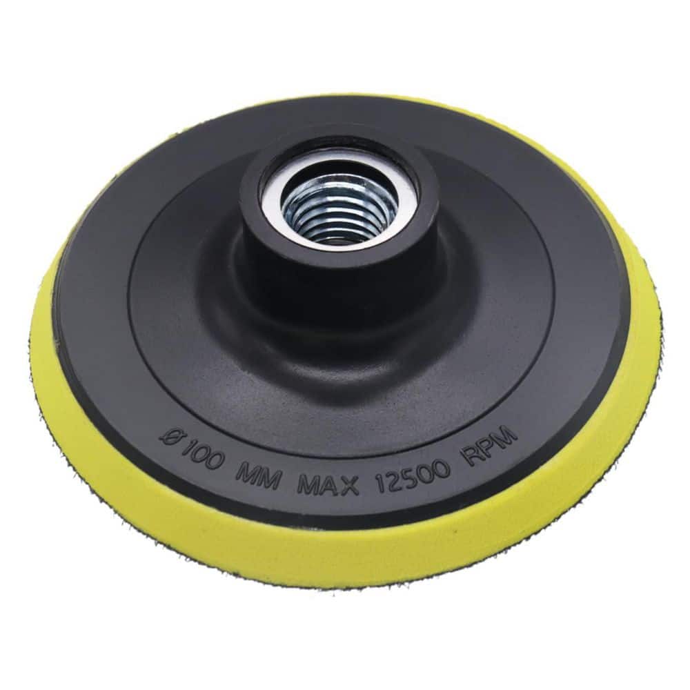 4 in. Polyurethane Hook and Loop Polishing Backing Pad with Quick Sandpaper Change for Angle Grinders 1 Pack price history on PriceWatchPro