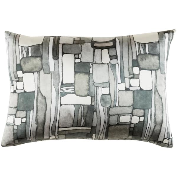 Artistic Weavers Smollett Gray Graphic Polyester 19 in. x 19 in. Throw Pillow