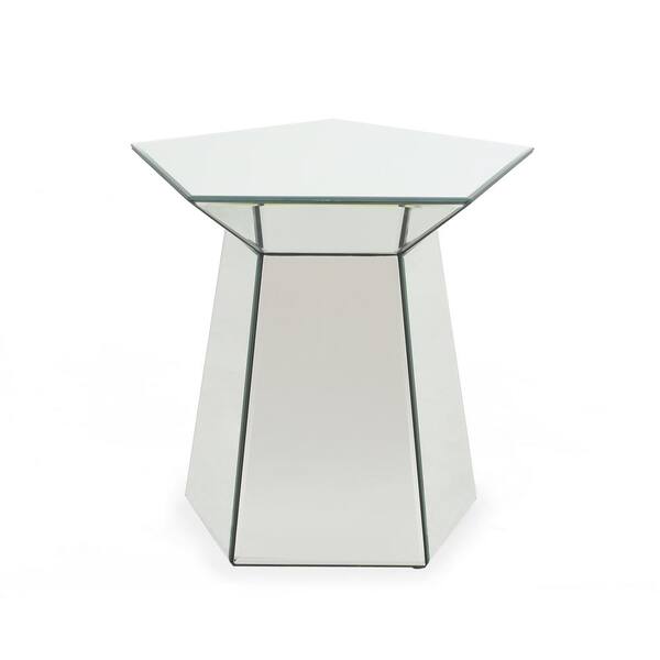 Noble House Castine Mirrored Side Table