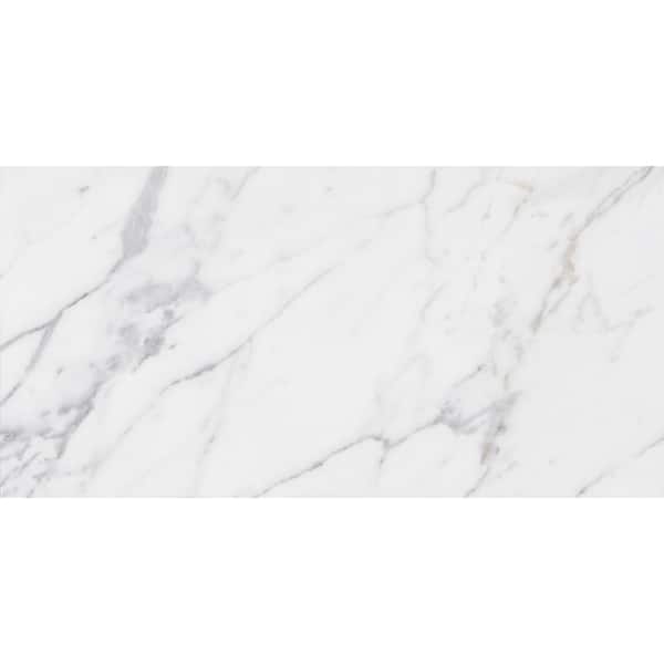 Daltile Marble Attache Golden Reverie Polished 12 in. x 24 in. Color Body Porcelain Floor and Wall Tile (544.32 sq. ft./pallet)