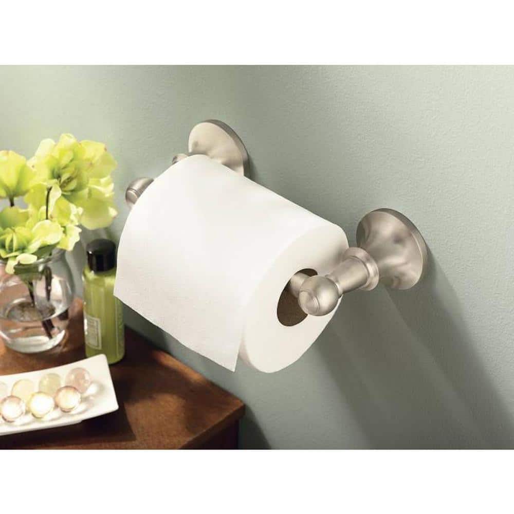Vale Distressed Bronze Double Post Pivoting Toilet Paper Holder