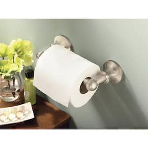 Vale Pivoting Double Post Toilet Paper Holder in Spot Resist Brushed Nickel