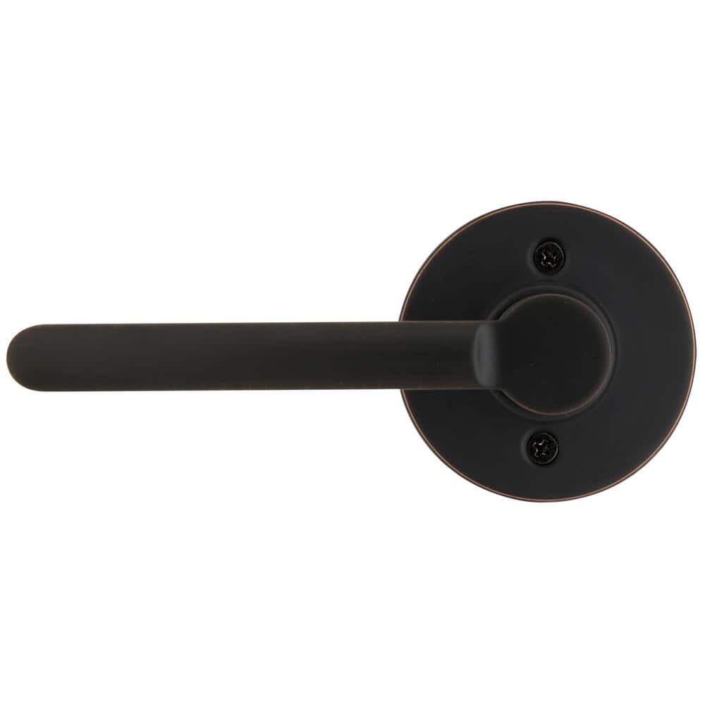 Tonebridge Aged Bronze Dummy Door Lever with Round Rose