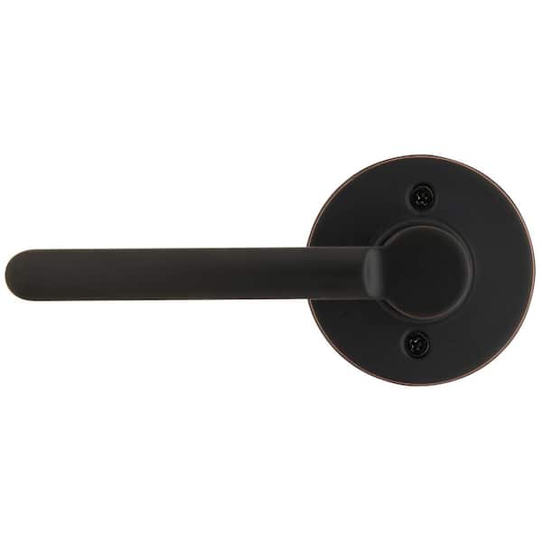 Tonebridge Aged Bronze Dummy Door Lever with Round Rose