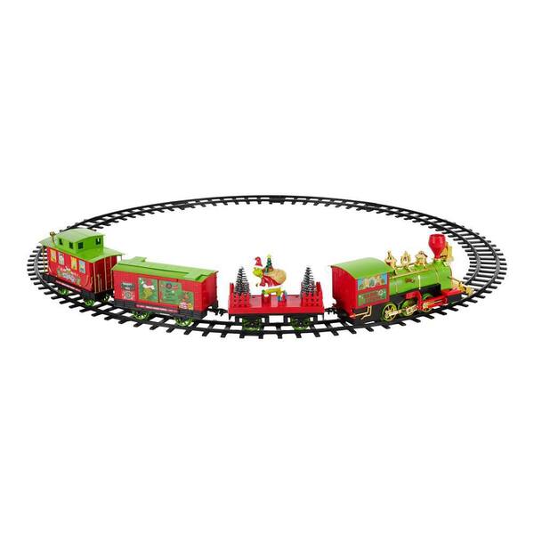 Grinch 36-Piece Battery Operated Grinch Holiday Express Train Set 25RZ29332