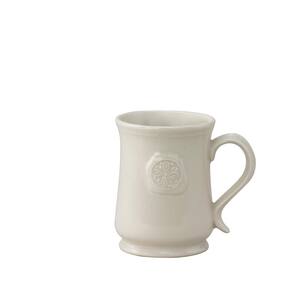 Levingston 16 oz. Cream Ceramic Coffee Mug (Set of 4)