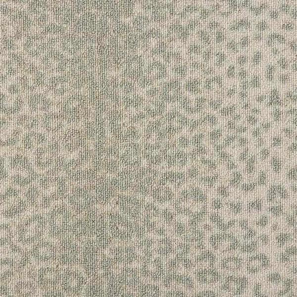 Natural Harmony 9 in. x 9 in. Pattern Carpet Sample - Safari - Color Morning Mist