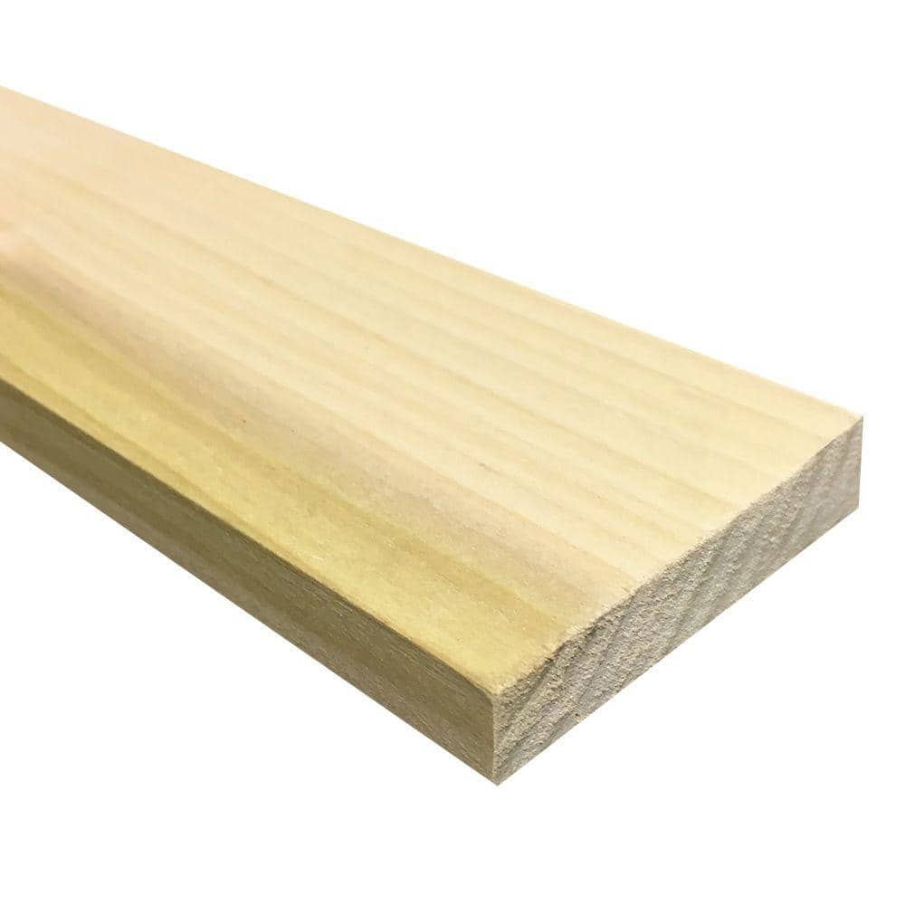 Weaber 1 2 In X 3 In X 4 Ft Hobby Board Kiln Dried S4s Poplar Board Piece The Home Depot