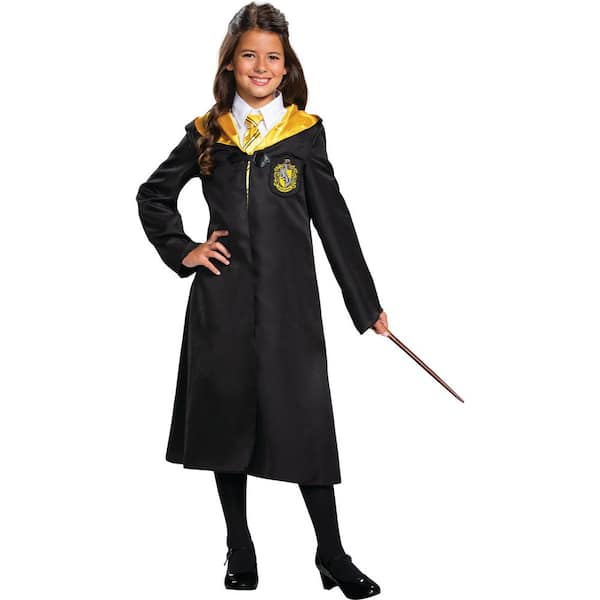 Kids Classic Harry Potter Hufflepuff Robe - Large 10-12 - Kids Halloween Costume