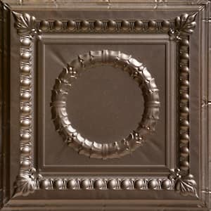 Victory Bronze 2 ft. x 2 ft. Decorative Nail Up Tin Ceiling Tile (48 sq. ft./Case)