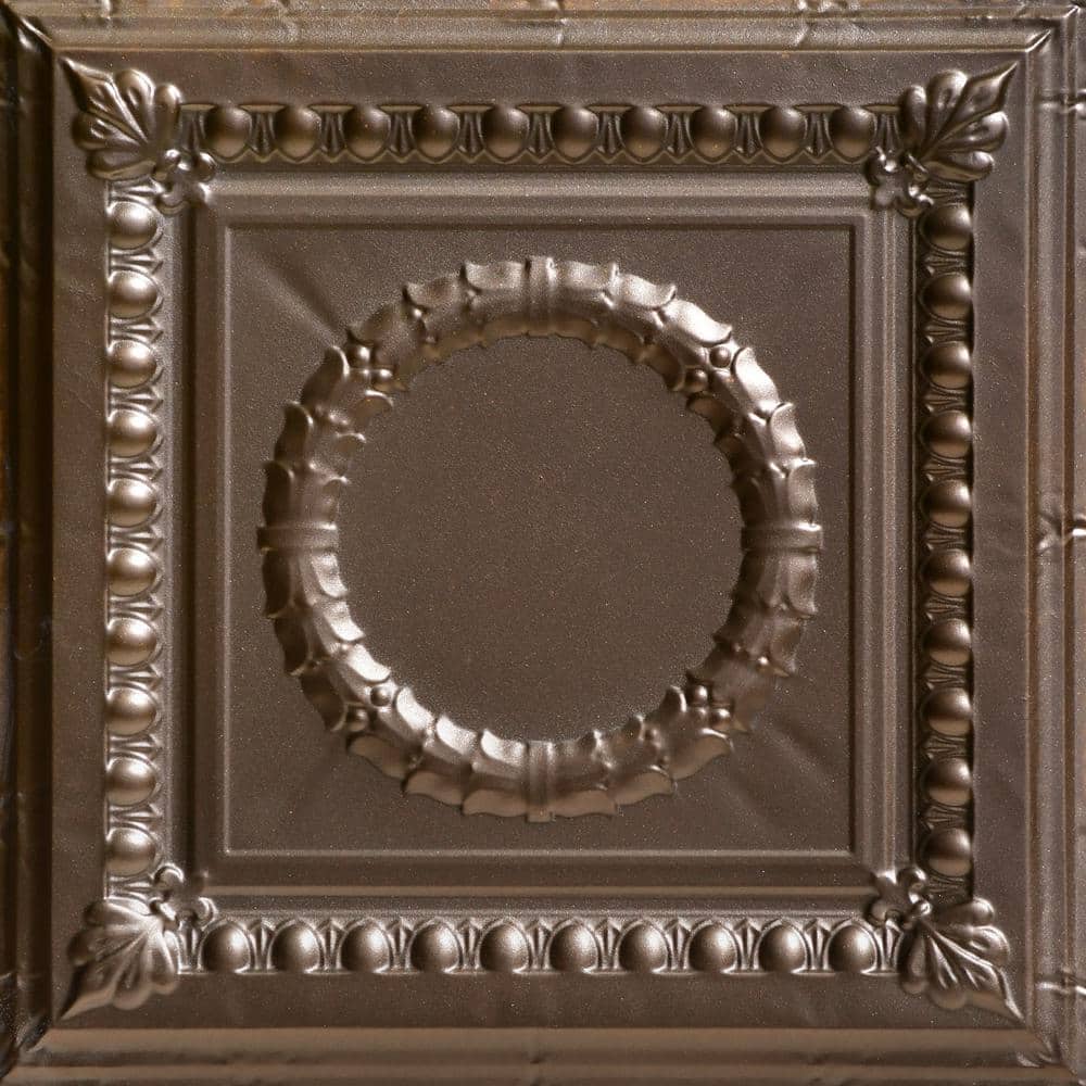 Victory Bronze 2 ft. x 2 ft. Decorative Nail Up Tin Ceiling Tile (24 sq. ft. /Case) price history on PriceWatchPro