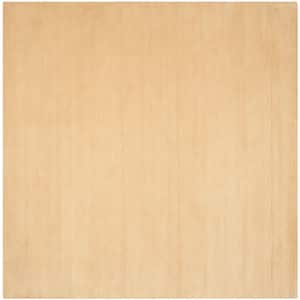 Himalaya Beige 8 ft. x 8 ft. Square Solid Area Rug