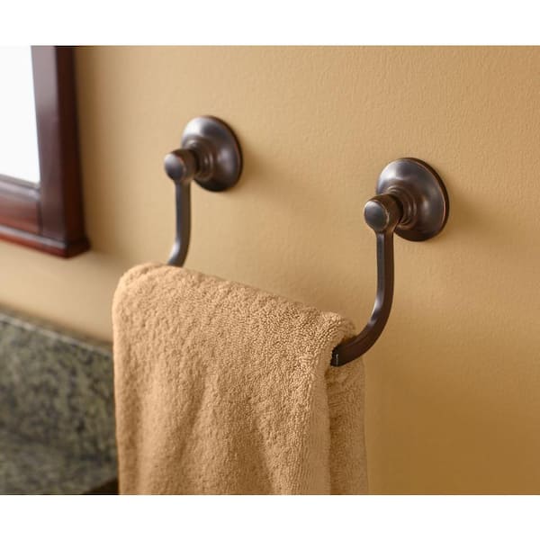 Bancroft 9.25 in. Wall Mounted Towel Bar in Oil-Rubbed Bronze