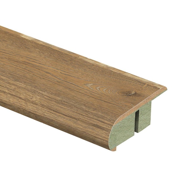 Zamma Sumpter Oak 3/4 in. Thick x 2-1/8 in. Wide x 94 in. Length Laminate Stair Nose Molding