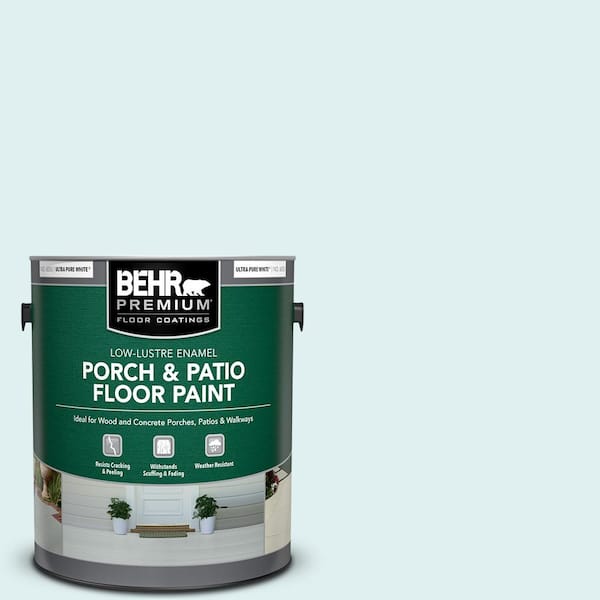 BEHR PREMIUM 1 gal. #M480-1 Helium Low-Lustre Enamel Interior/Exterior Porch and Patio Floor Paint